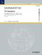 Giuseppe Sammartini: 12 Sonaten Heft 3: Recorder Ensemble: Score and Parts