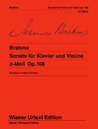 Johannes Brahms: Sonata Op.108 D Minor: Violin: Instrumental Work