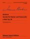 Johannes Brahms: Sonata Op. 38 E Minor: Cello: Instrumental Work