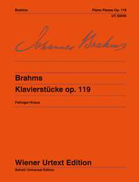 Johannes Brahms: Piano Pieces Op. 119: Piano: Instrumental Album