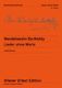Felix Mendelssohn Bartholdy: Songs Without Words: Piano: Instrumental Work
