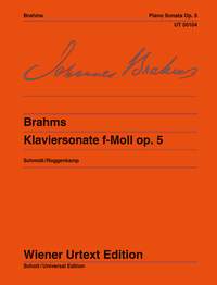 Johannes Brahms: Piano Sonata F Minor Op. 5: Piano: Instrumental Work