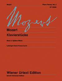 Wolfgang Amadeus Mozart: Piano Pieces - Volume 2: Piano: Instrumental Album