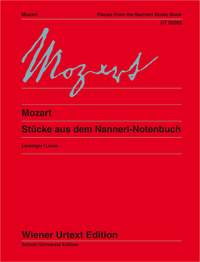 Wolfgang Amadeus Mozart: Pieces From The Nannerl Music Book: Piano: Instrumental