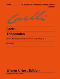Arcangelo Corelli: Triosonaten op. 1 und op. 3 Band 1: Chamber Ensemble: