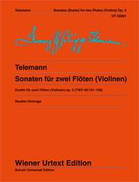 Georg Philipp Telemann: 6 Sonatas For 2 flutes: Flute Duet: Instrumental Work