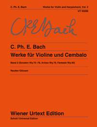 Carl Philipp Emanuel Bach: Sonatas Band 2: Violin: Instrumental Work