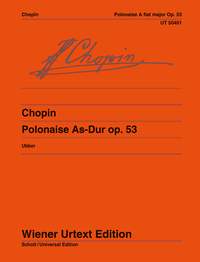 Frdric Chopin: Polonaise Op. 53 In A-flat: Piano: Instrumental Work