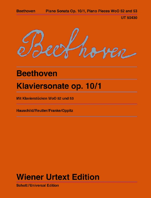 Ludwig van Beethoven: Klaviersonate c-Moll op. 10/1: Piano: Instrumental Work