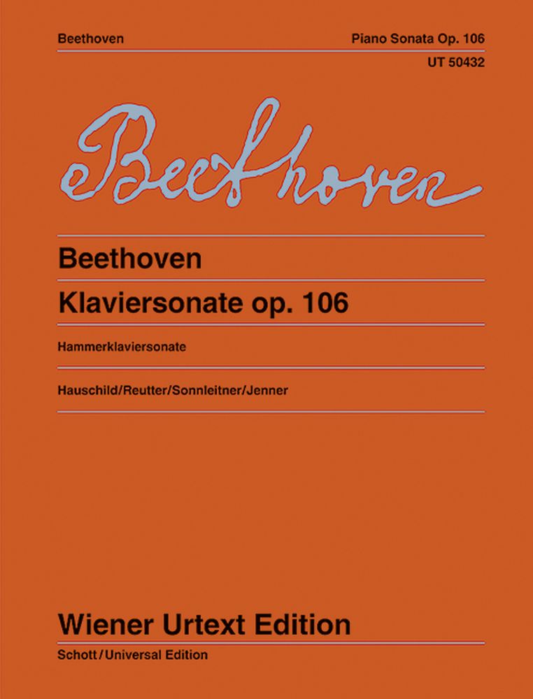 Ludwig van Beethoven: Klaviersonate B-Dur Op. 106: Piano: Insturmental Work
