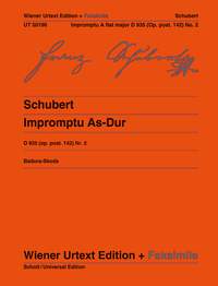 Franz Schubert: Impromptu A-flat D 935 Ab Op. Post. 142/2 D 935: Piano: