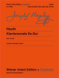 Franz Joseph Haydn: Piano Sonata E Flat Major Hob. XVI: Piano: Instrumental Work