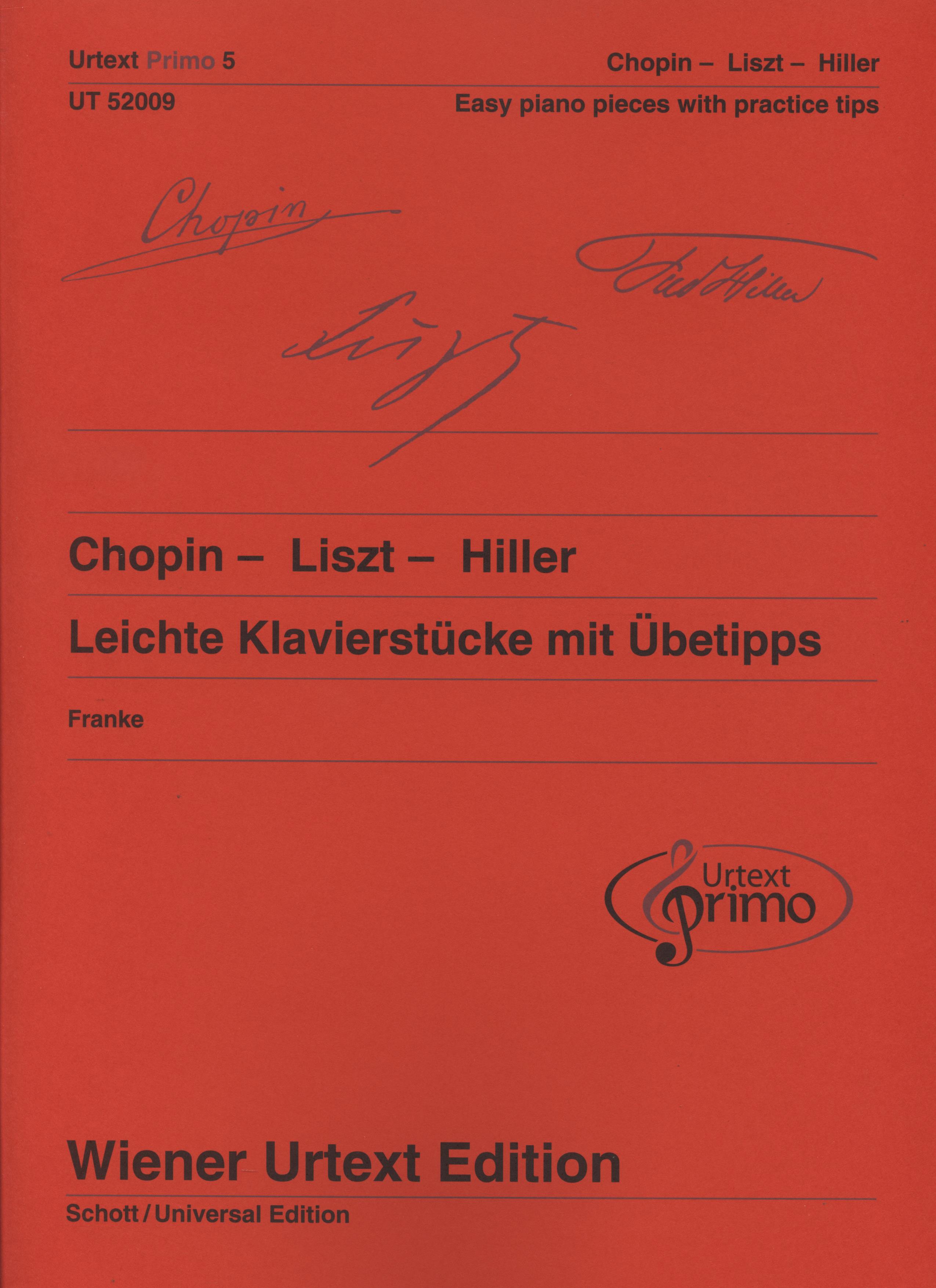 Frédéric Chopin Ferdinand Hiller Franz Liszt: Chopin - Liszt - Hiller Band 5: