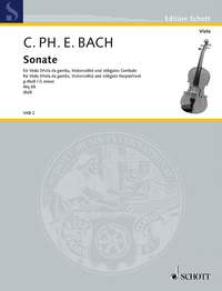 Carl Philipp Emanuel Bach: Sonata G Minor Wq88: Chamber Ensemble: Instrumental