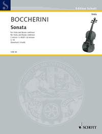 Luigi Boccherini: Sonata C Minor G 18: Viola: Instrumental Work