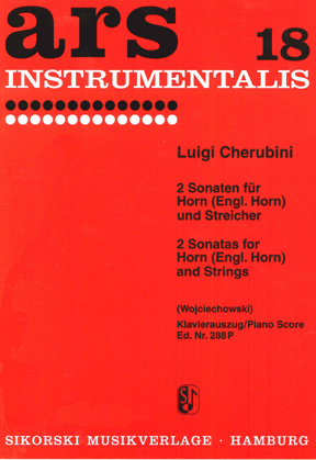 Luigi Cherubini: 2 Sonaten: French Horn: Score