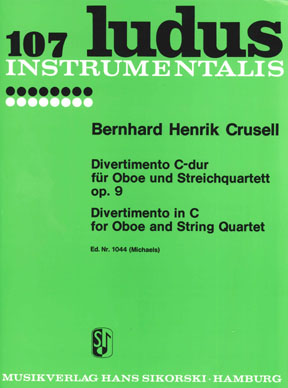 Bernhard Henrik Crusell: Divertimento C-Dur op. 9: Chamber Ensemble: Parts