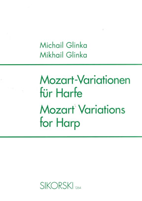 Mikhail Glinka: Mozart-Variationen - Mozart Variations: Harp: Instrumental Tutor