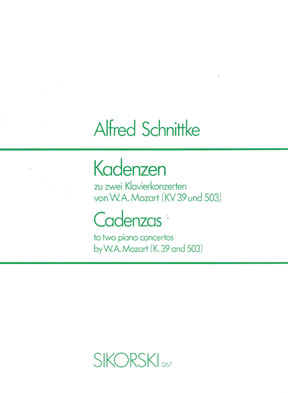 Alfred Schnittke: Kadenzen Zu 2 Klavierkonzerten: Piano: Instrumental Work