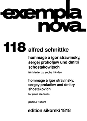 Alfred Schnittke: Hommage: Piano Duet: Instrumental Work