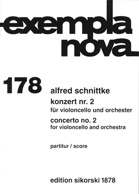 Alfred Schnittke: Konzert Nr. 2: Cello: Score