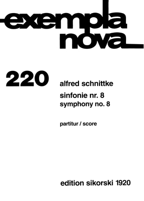 Alfred Schnittke: Sinfonie Nr. 8: Orchestra: Score