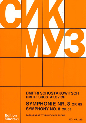 Dimitri Shostakovich: Symphony No.8 Op.65: Orchestra: Study Score