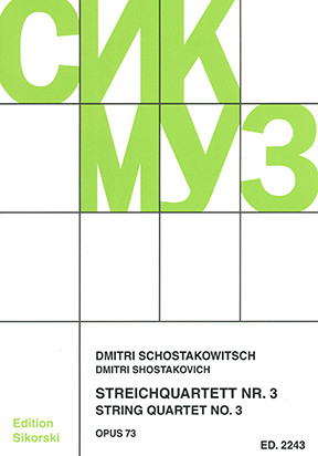 Dimitri Shostakovich: Streichquartett Nr. 3: String Quartet: Parts