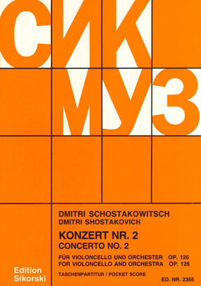 Dimitri Shostakovich: Concerto No. 2 Op.126 - Pocket Score: Orchestra: Study