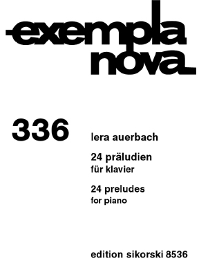 Lera Auerbach: 24 Präludien: Piano: Instrumental Album