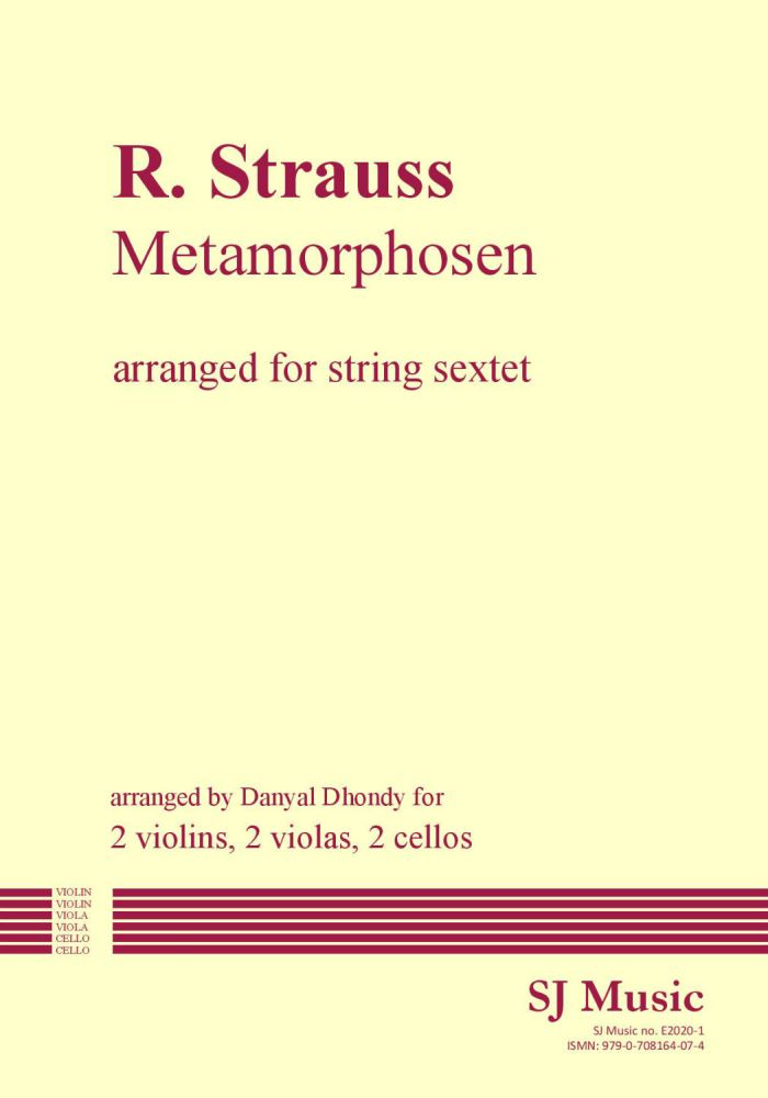 Richard Strauss: Metamorphosen: String Ensemble: Parts