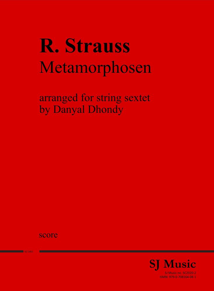 Richard Strauss: Metamorphosen: String Ensemble: Score