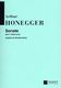 Arthur Honegger: Sonate: Violin: Instrumental Work