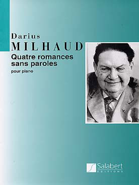 Darius Milhaud: Quatre Romances Sans Paroles: Piano: Instrumental Work