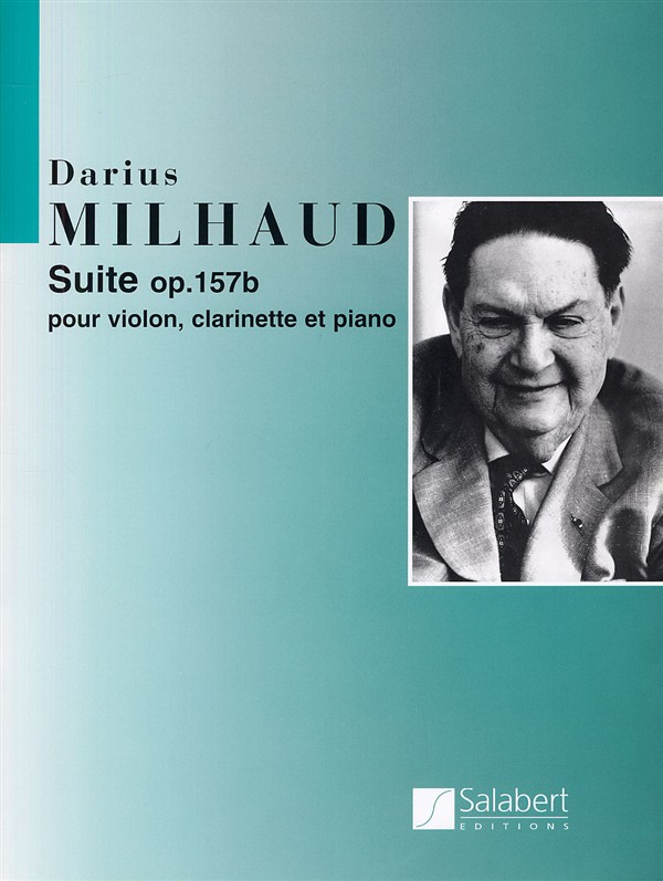 Darius Milhaud: Suite In D Op.157b: Piano Trio: Score and Parts