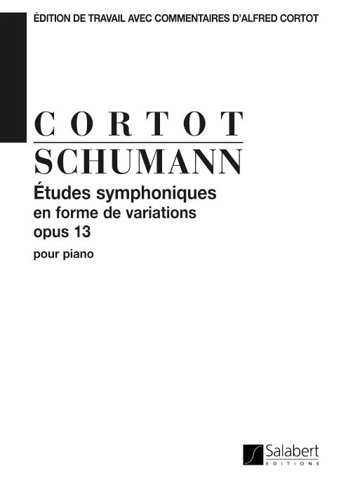 Robert Schumann: Etudes Symphoniques Op.13 (Cortot) Piano: Piano