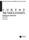 Felix Mendelssohn Bartholdy: Variations Serieuses  Opus 54  Pour Piano (Cortot):