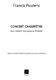 Francis Poulenc: Concert Champetre 2 Pianos Reduction: Piano Duet