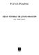 Francis Poulenc: 2 Poemes De Louis Aragon: Voice: Instrumental Work