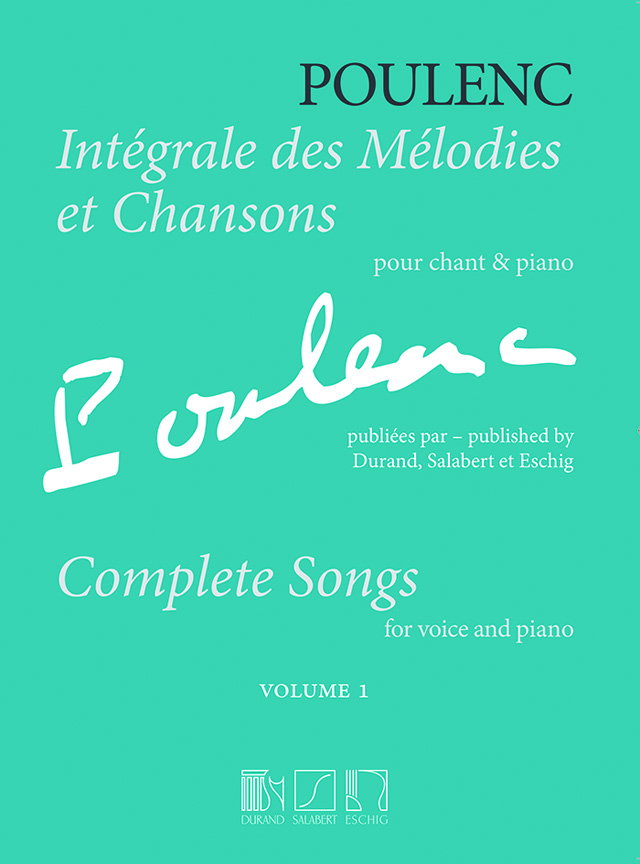 Francis Poulenc: Integrale des Melodies et Chansons Vol.1: Voice: Vocal Work