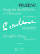 Francis Poulenc: Integrale des Melodies et Chansons Vol.1: Voice: Vocal Work