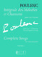 Francis Poulenc: Integrale des Melodies et Chansons Vol.3: High Voice: Vocal