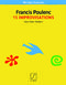Francis Poulenc: 15 Improvisations For Piano: Piano: Instrumental Work