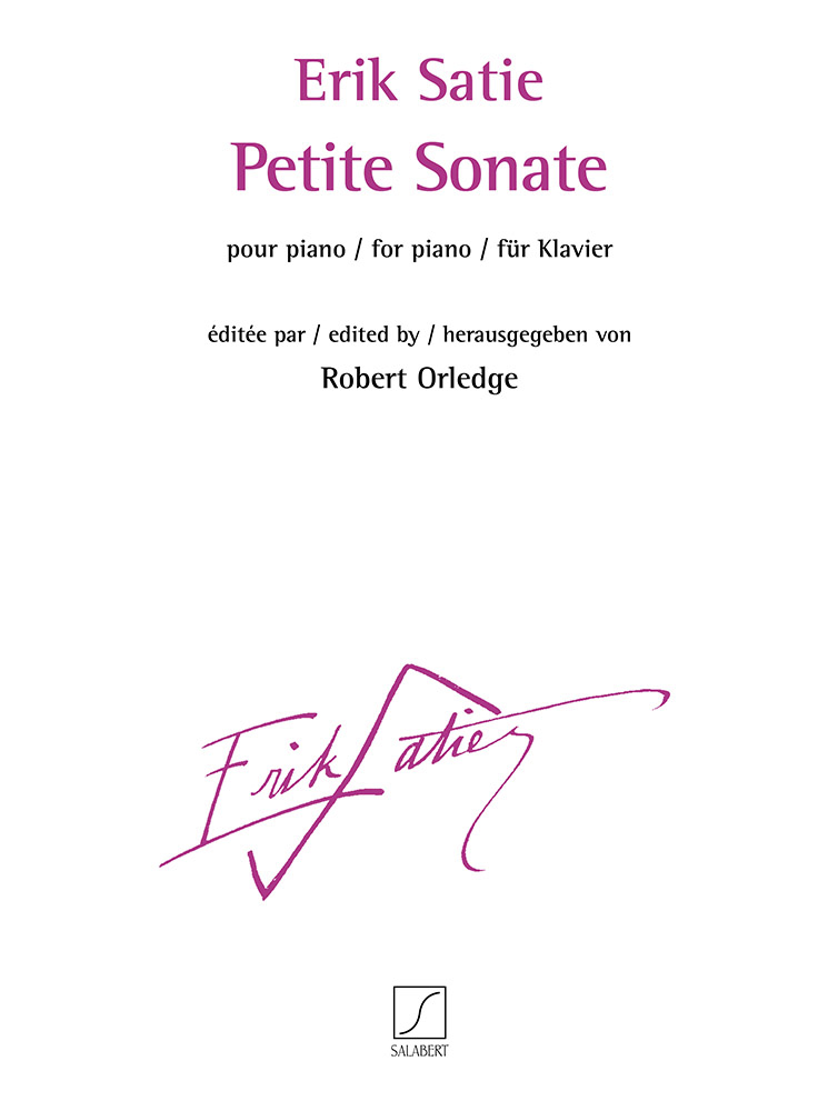 Erik Satie: Petite Sonate: Piano: Instrumental Work
