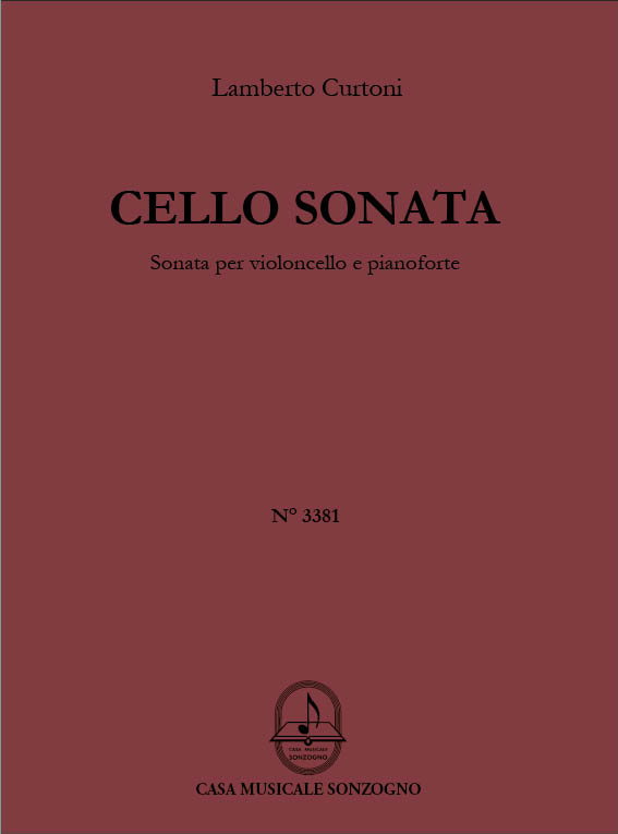 Lamberto Curtoni: Sonata Per Violoncello E Pianoforte: Cello: Score and Part