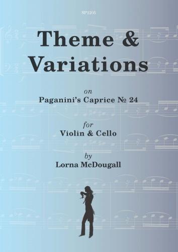 Lorna McDougall: Theme & Variations on Paganini's Capirce No 24: Violin & Cello: