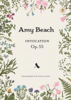 Amy Marcy Beach: Invocation Op. 55: Viola: Score and Parts