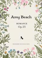 Amy Marcy Beach: Romance Op. 23: Viola: Instrumental Work