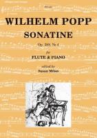 Wilhelm Popp: Sonatine op. 388  No. 4: Flute: Score