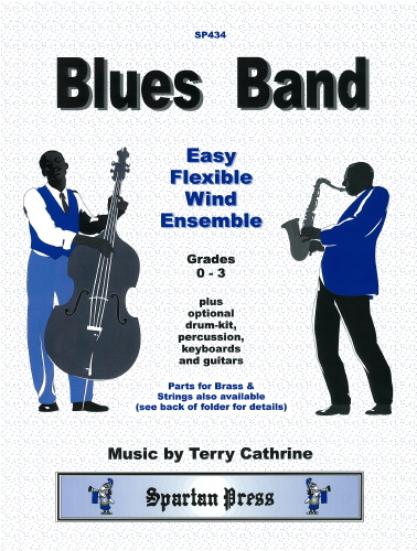 Terry Cathrine: Blues Band: Wind Ensemble: Score and Parts